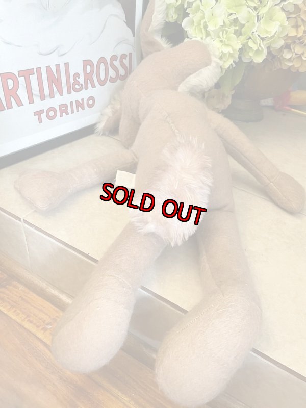 画像15: Looney Tunes  Wile. E. Coyote Plush Doll with tag 1971 / ルーニーチューンズ ワイリーコヨーテ ぬいぐるみ 1971年 (15)