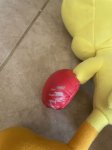 画像9:  Looney Tunes Tweety red gloves Plush Doll (C) / ルーニーテューンズ   トゥイーティー レッドグローブ　ボクシングぬいぐるみ　 (9)