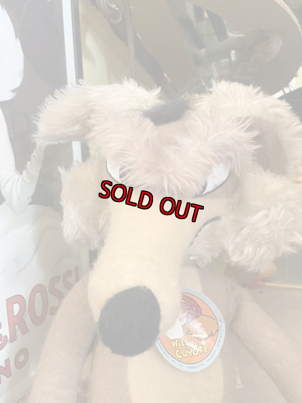 画像6: Looney Tunes  Wile. E. Coyote Plush Doll with tag 1971 / ルーニーチューンズ ワイリーコヨーテ ぬいぐるみ 1971年 (6)