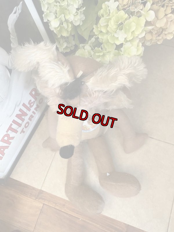 画像2: Looney Tunes  Wile. E. Coyote Plush Doll with tag 1971 / ルーニーチューンズ ワイリーコヨーテ ぬいぐるみ 1971年 (2)
