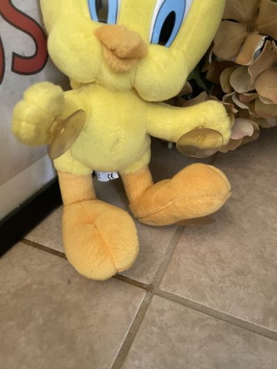 画像2:  Looney Tunes Tweety Plush Doll (B) 1998 / ルーニーテューンズ   トゥイーティー 吸盤付きぬいぐるみ　