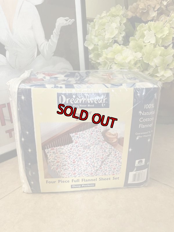 画像7: Cracker Jack Fabric Sheets set with bag / クラッカージャック 未開封!!シーツセット (7)