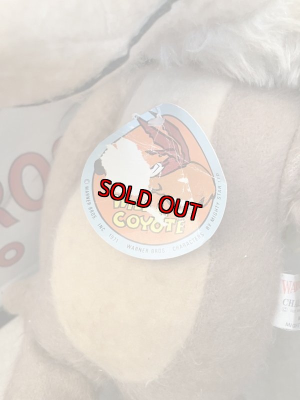 画像11: Looney Tunes  Wile. E. Coyote Plush Doll with tag 1971 / ルーニーチューンズ ワイリーコヨーテ ぬいぐるみ 1971年 (11)