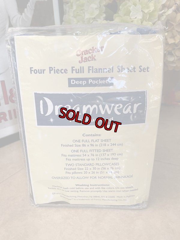 画像12: Cracker Jack Fabric Sheets set with bag / クラッカージャック 未開封!!シーツセット (12)