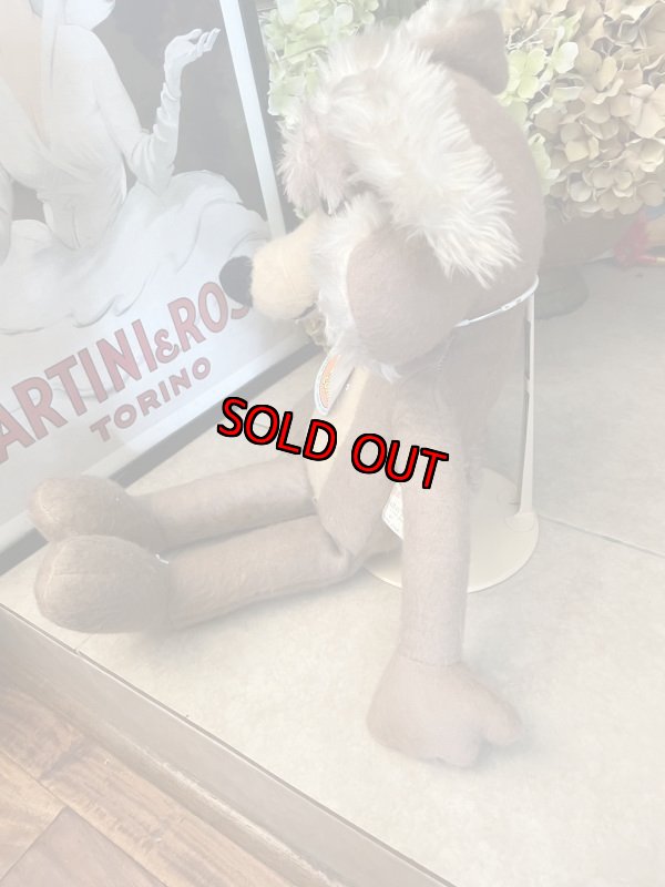 画像3: Looney Tunes  Wile. E. Coyote Plush Doll with tag 1971 / ルーニーチューンズ ワイリーコヨーテ ぬいぐるみ 1971年 (3)