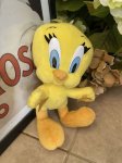 画像1:  Looney Tunes Tweety Plush Doll (B) 1998 / ルーニーテューンズ   トゥイーティー 吸盤付きぬいぐるみ　 (1)