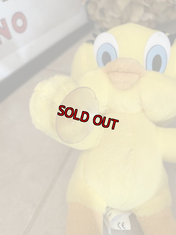 画像10:  Looney Tunes Tweety Plush Doll (B) 1998 / ルーニーテューンズ   トゥイーティー 吸盤付きぬいぐるみ　 (10)