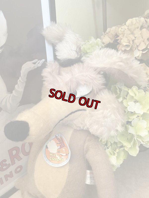 画像9: Looney Tunes  Wile. E. Coyote Plush Doll with tag 1971 / ルーニーチューンズ ワイリーコヨーテ ぬいぐるみ 1971年 (9)