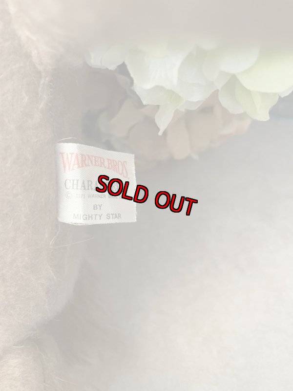 画像12: Looney Tunes  Wile. E. Coyote Plush Doll with tag 1971 / ルーニーチューンズ ワイリーコヨーテ ぬいぐるみ 1971年 (12)