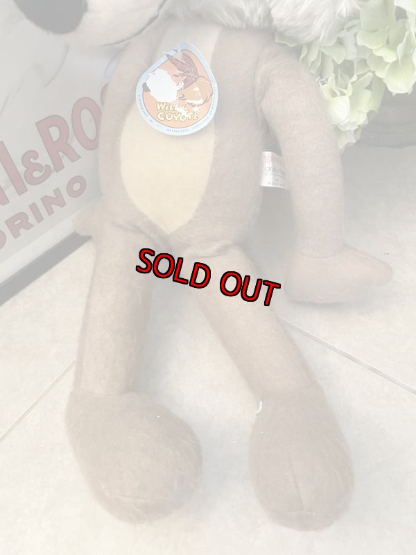画像10: Looney Tunes  Wile. E. Coyote Plush Doll with tag 1971 / ルーニーチューンズ ワイリーコヨーテ ぬいぐるみ 1971年 (10)