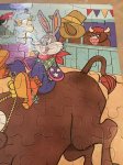 画像9: Warner Bros, Looney Tunes Box Puzzle 63 piece 1990 / ワーナーブラザーズ ルーニーチューンズ　63ピース　箱入りパズル　 (9)