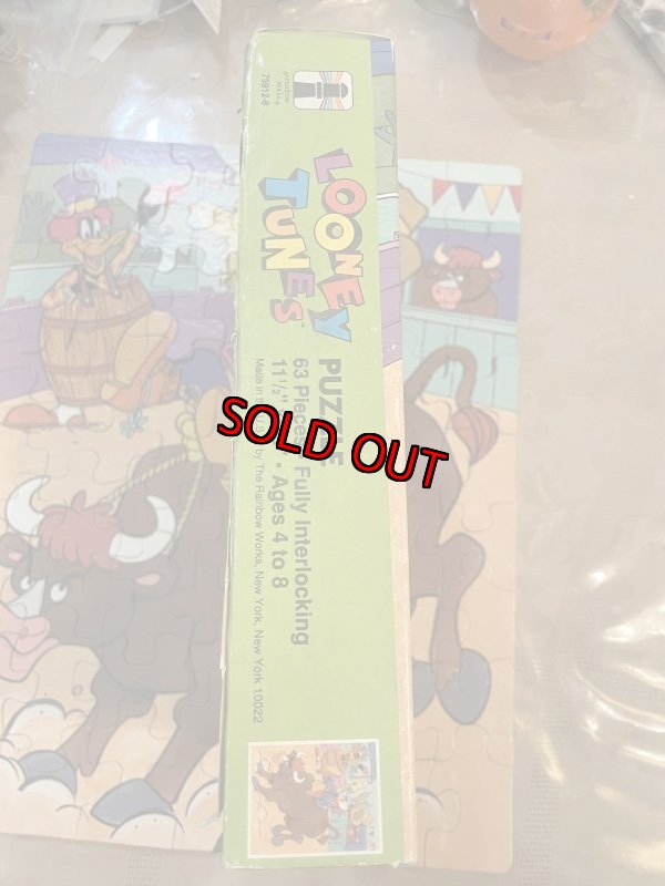 画像7: Warner Bros, Looney Tunes Box Puzzle 63 piece 1990 / ワーナーブラザーズ ルーニーチューンズ　63ピース　箱入りパズル　 (7)