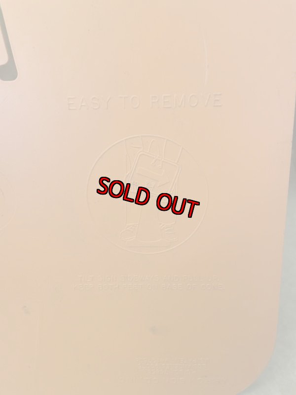 画像10: No Parking Plastic Orange Street Sign  / ノーパーキング　プラスチック製　オレンジサイン、看板、道路標識 (10)