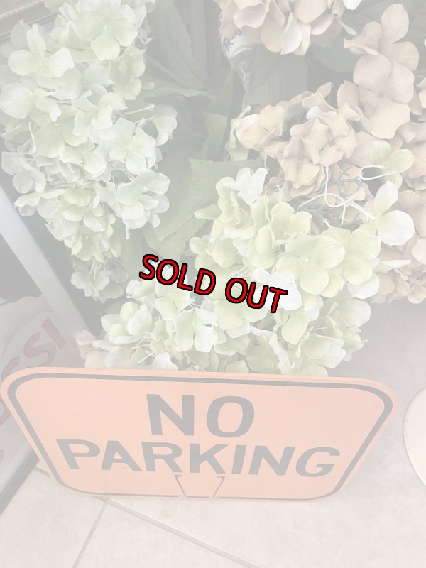 画像5: No Parking Plastic Orange Street Sign  / ノーパーキング　プラスチック製　オレンジサイン、看板、道路標識 (5)