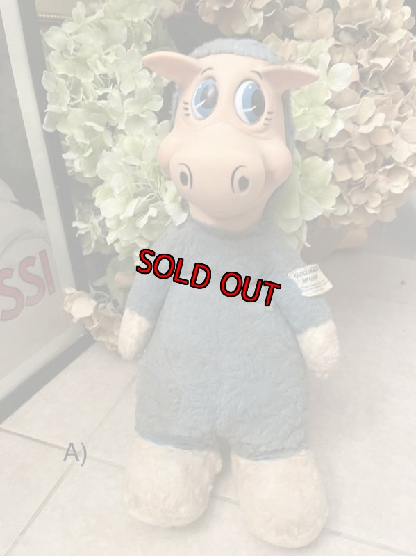 画像1: Hanna Barbera Quick Draw McGraw knickerbocker Rubber face Doll (A) 1959 / ハンナバーベラ 早撃ちマック　ニッカーボッカー社　ラバーフェイス　ドール (1)