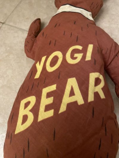 画像3: Yogi Bear fabric Pillow Doll / ヨギベア  布製　ピロードール