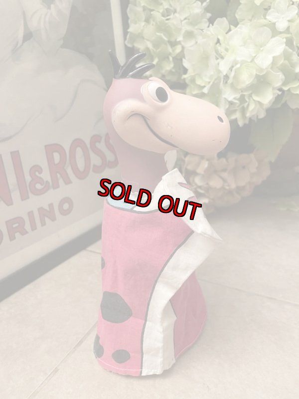 画像7: Flintstones Dino Rubber Face Hand Puppet Fabric 1982 / フリントストーン　ディノ　ラバーフェイス　パペット　布 (7)