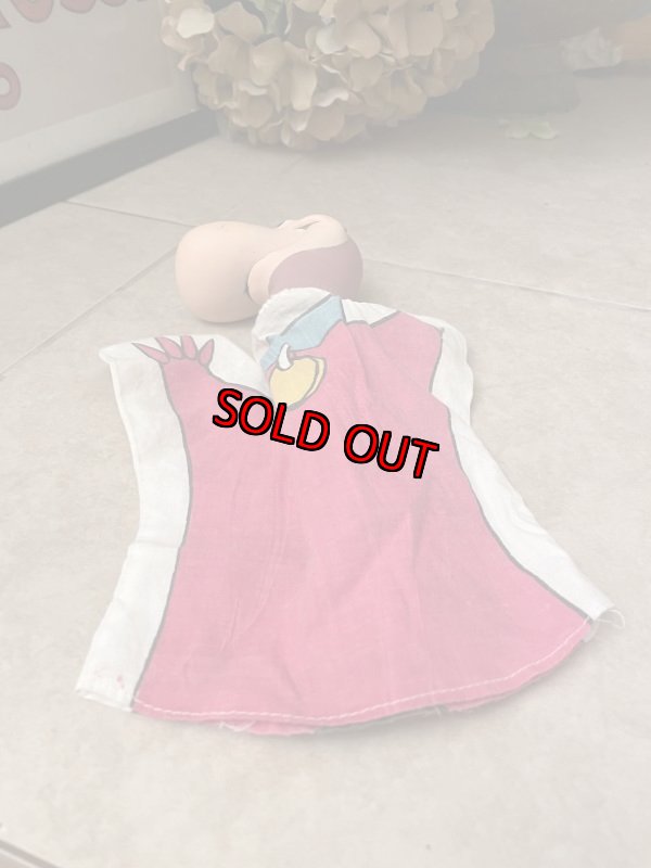 画像8: Flintstones Dino Rubber Face Hand Puppet Fabric 1982 / フリントストーン　ディノ　ラバーフェイス　パペット　布 (8)