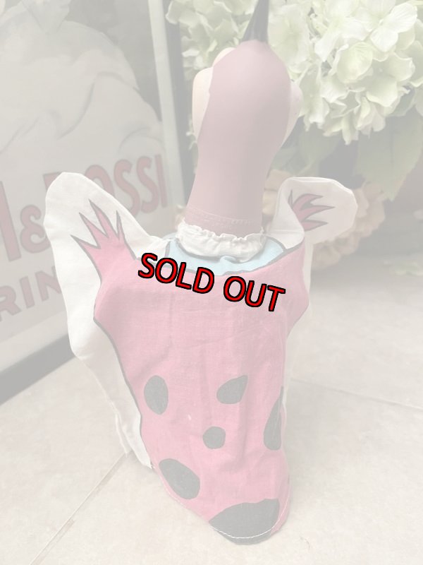 画像5: Flintstones Dino Rubber Face Hand Puppet Fabric 1982 / フリントストーン　ディノ　ラバーフェイス　パペット　布 (5)