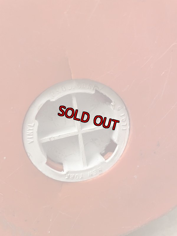 画像7: Orange Sad Eye Basset Hound Dog plastic coin bank 1971 / オレンジ、サッドアイ　ドッグ　プラスチック製　貯金箱 (7)