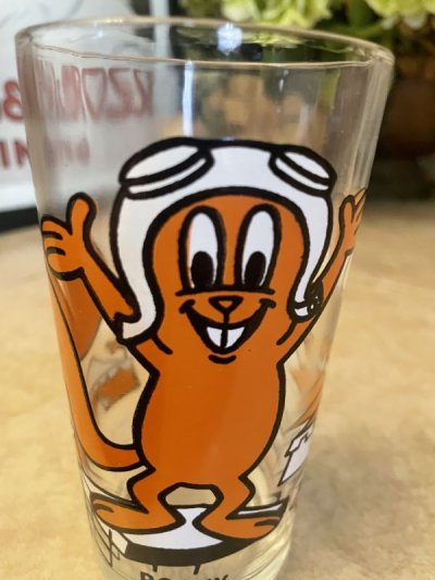 画像1: Rocky Pepsi Collector Series Glass (A) / ロッキー＆ブルウィンクル　ペプシ　グラス
