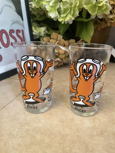 画像3: Rocky Pepsi Collector Series Glass (A) / ロッキー＆ブルウィンクル　ペプシ　グラス