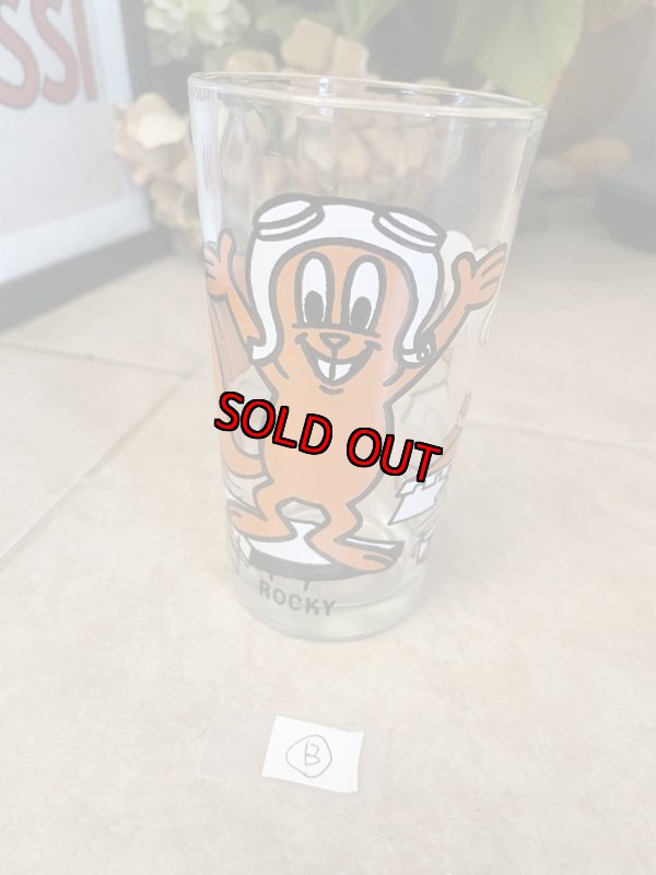 画像1: Rocky Pepsi Collector Series Glass (B) / ロッキー＆ブルウィンクル　ペプシ　グラス (1)