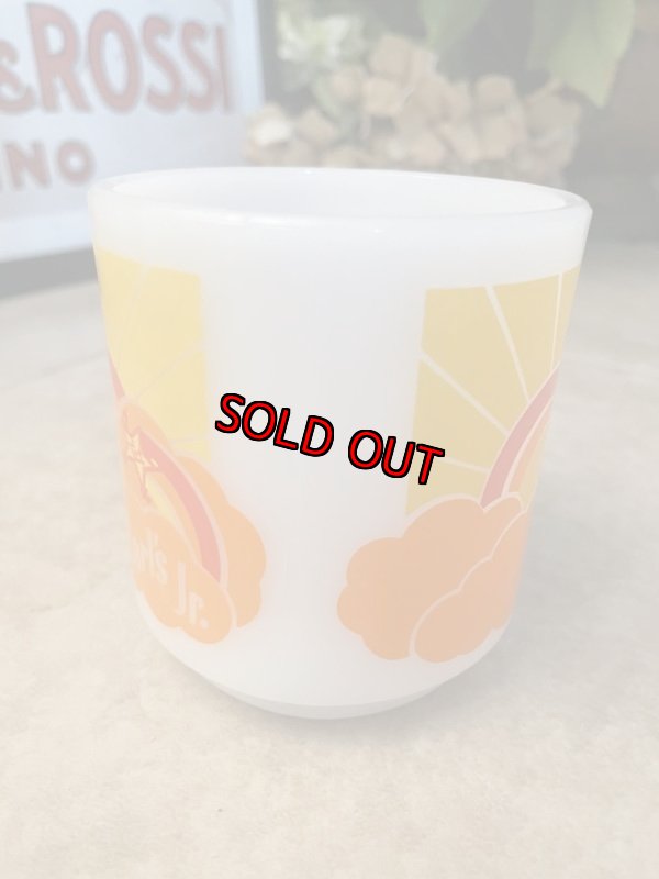 画像6: Carl’s Jr Glasbake milk glass  Mug /   カールスジュニア　グラスベイク　ミルクグラス　マグ   (6)