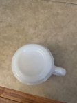 画像10: Carl’s Jr Glasbake milk glass  Mug /   カールスジュニア　グラスベイク　ミルクグラス　マグ   (10)