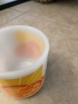 画像5: Carl’s Jr Glasbake milk glass  Mug /   カールスジュニア　グラスベイク　ミルクグラス　マグ   (5)