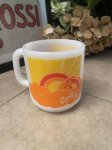 画像1: Carl’s Jr Glasbake milk glass  Mug /   カールスジュニア　グラスベイク　ミルクグラス　マグ   (1)
