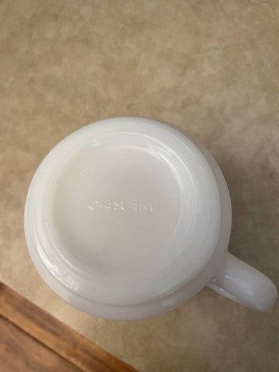 画像3: Carl’s Jr Glasbake milk glass  Mug /   カールスジュニア　グラスベイク　ミルクグラス　マグ  