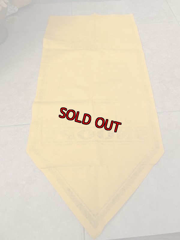 画像11: Peanuts Snoopy Yellow Felt Banner Allergic Morning / ピーナッツ スヌーピー 黄色 フェルト バナー アレルギーモーニング (11)