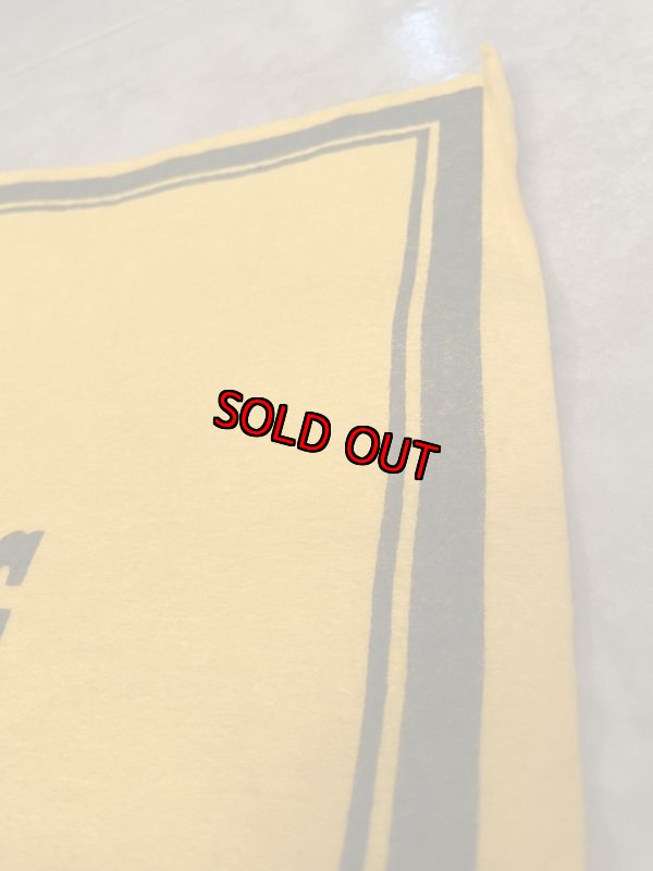 画像9: Peanuts Snoopy Yellow Felt Banner Allergic Morning / ピーナッツ スヌーピー 黄色 フェルト バナー アレルギーモーニング (9)