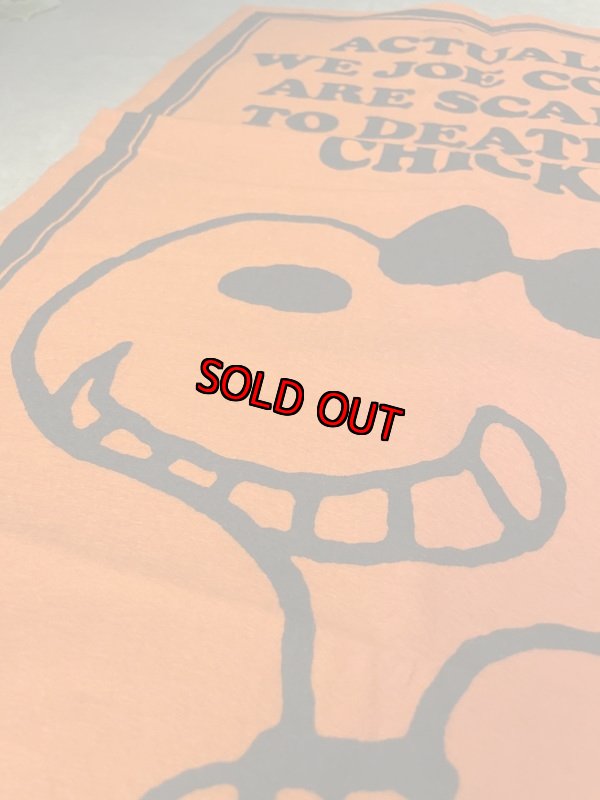 画像10: Peanuts Snoopy Orange Felt Banner Joe Cool / ピーナッツ スヌーピー オレンジ フェルト バナー ジョー クール (10)