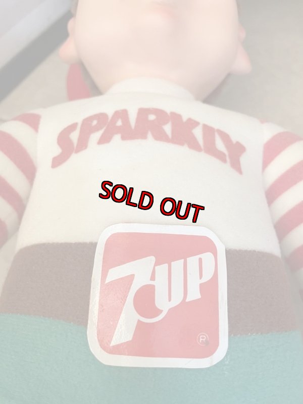 画像9: Sparkly 7up Plush Doll 1983 (A) / セブンアップのスパークリー ドール (9)