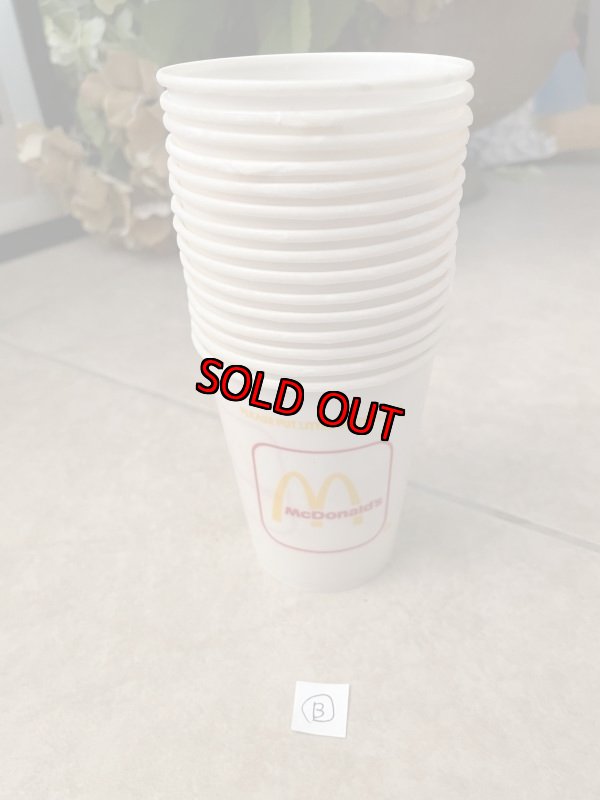 画像3: McDonald’s Wax Cup set of 15 (B) / マクドナルドのワックスカップ　15点セット　 (3)
