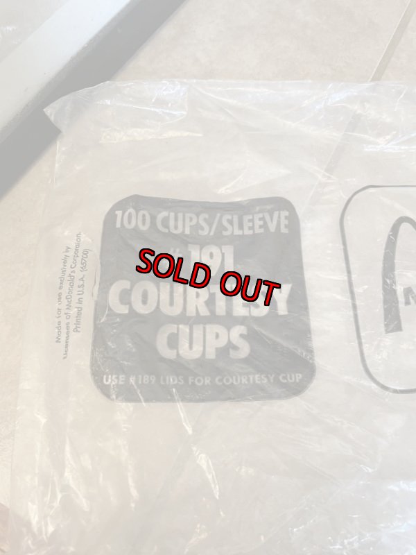 画像6: McDonald’s Wax Cup with bag set of 15 (A) / マクドナルドのワックスカップ　15点セット　オリジナル袋付き (6)