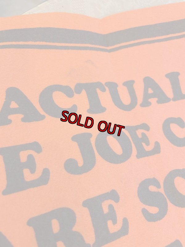 画像15: Peanuts Snoopy Orange Felt Banner Joe Cool / ピーナッツ スヌーピー オレンジ フェルト バナー ジョー クール (15)