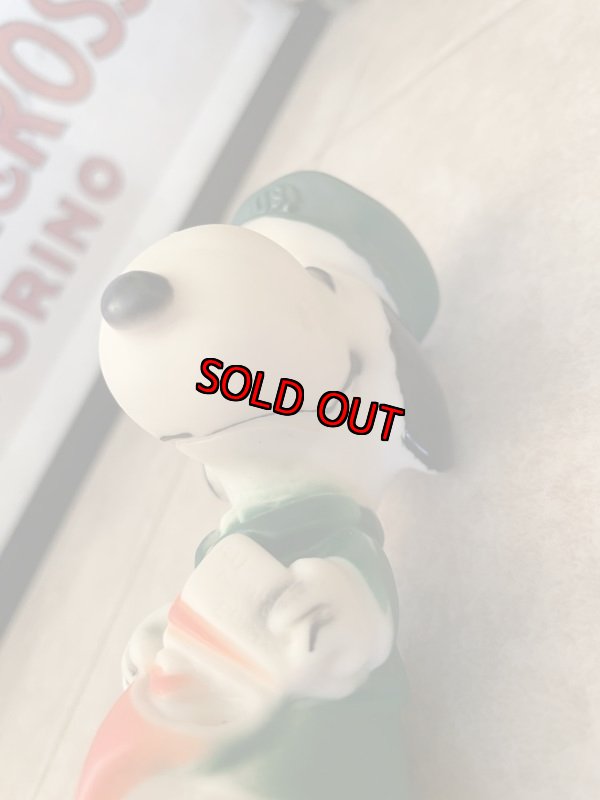 画像10:  Peanuts Snoopy US Mail Vinyl Squeak Doll  / ピーナッツ スヌーピー 郵便配達 ソフビドール (10)