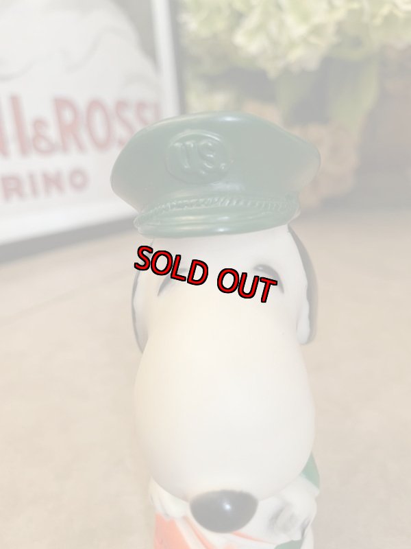 画像11:  Peanuts Snoopy US Mail Vinyl Squeak Doll  / ピーナッツ スヌーピー 郵便配達 ソフビドール (11)