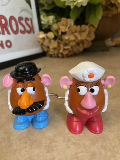 画像1: Burger Mr&Mrs Potato Head Meal Toy set of 3 (A) / バーガーキング　ミスター&ミセス　ポテトヘッド　ミールトイ　3点セット