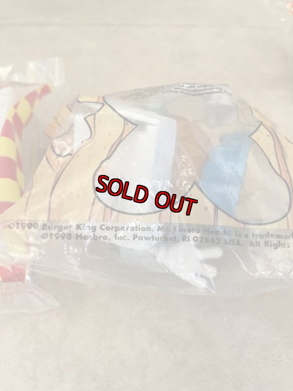 画像11: Burger Mr&Mrs Potato Head Meal Toy set of 3 (A) / バーガーキング　ミスター&ミセス　ポテトヘッド　ミールトイ　3点セット (11)
