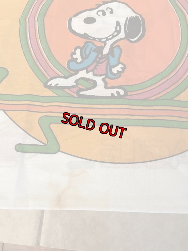画像6:  Snoopy Disco  fabric pillowcase (A) / スヌーピー　ピローケース、枕カバー　ディスコ (6)