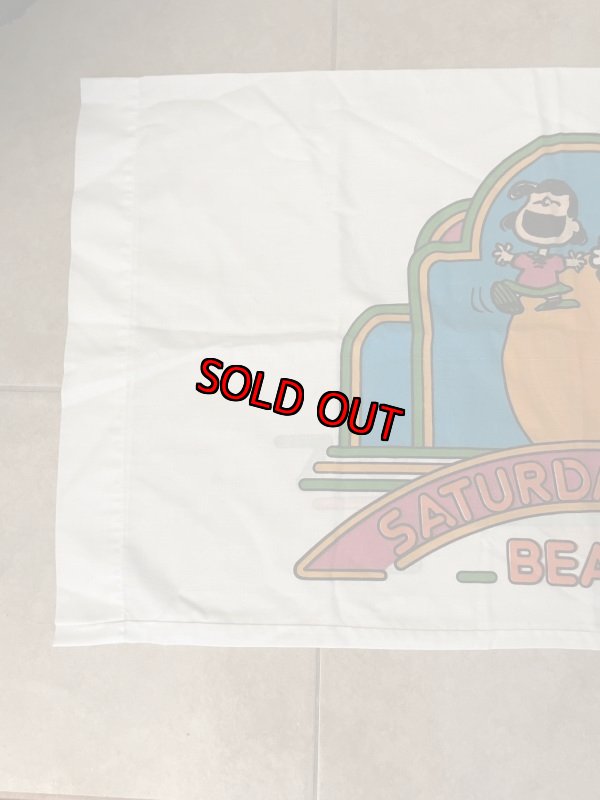 画像10:  Snoopy Disco  fabric pillowcase (A) / スヌーピー　ピローケース、枕カバー　ディスコ (10)