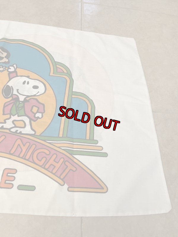 画像3:  Snoopy Disco fabric pillowcase (B) / スヌーピー　ピローケース、枕カバー　ディスコ (3)