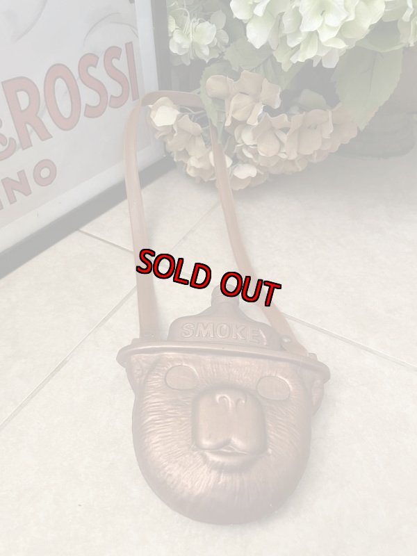 画像2: Smokey Bear plastic brown drink canteen   / スモーキーベア　プラスチック製　茶色の水筒 (2)