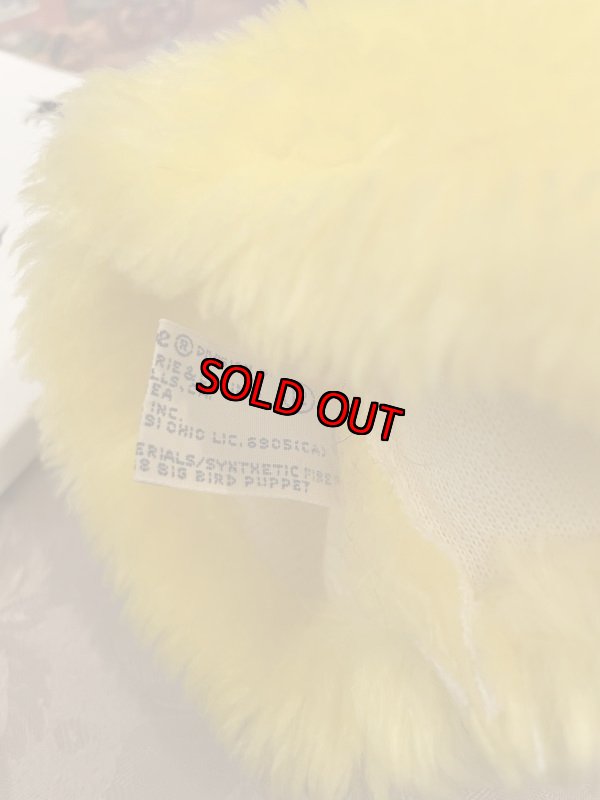 画像14: Sesame Street big bird plush hand puppet  / セサミストリート ビッグバードのぬいぐるみ ハンドパペット (14)