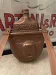 画像1: Smokey Bear plastic brown drink canteen   / スモーキーベア　プラスチック製　茶色の水筒 (1)