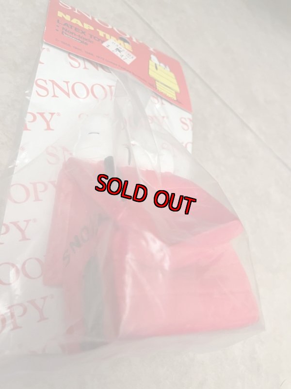 画像9: Peanuts Snoopy Nap Time Vinyl Squeak Doll with bag / ピーナッツ　スヌーピー　袋入りドール　ソフビドール (9)
